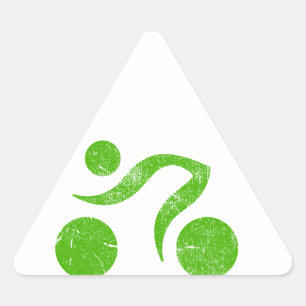Cool Sports design, Triathlon, cycling, Formula 1 Triangle Sticker