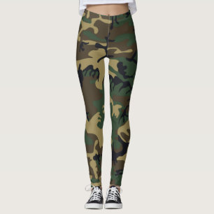 Cool Sporty and Stylish Camouflage Pattern Leggings