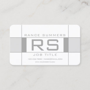 Cool Sporty Geometric Business Card