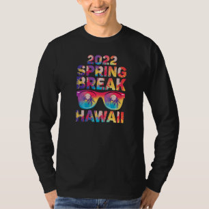 Cool Spring Break 2022 Hawaii Sunglasses & Palm Tr T-Shirt