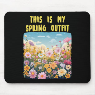 Cool Spring Outfit For Boys And Girls Long Sleeve Mouse Mat