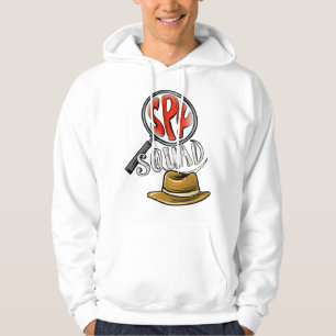 Cool Spy Squad Kids Funny Secret Agent Group C Hoodie