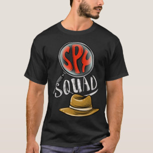 Cool Spy Squad Kids Funny Secret Agent Group C T-Shirt