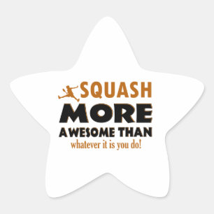 Cool Squash designs Star Sticker