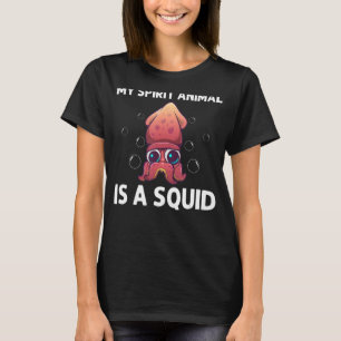 Cool Squid For Men Women Octopus Biology Sea Anima T-Shirt