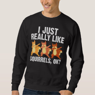 Cool Squirrel Art For Men Women Chipmunk Prairie F Sweatshirt