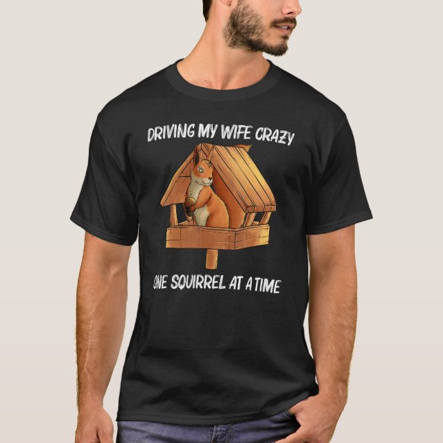 Cool Squirrel For Men Dad Chipmunk Zookeeper Anima T-Shirt (Front)