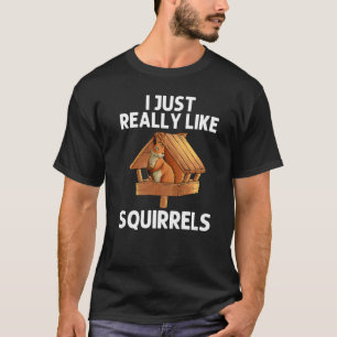 Cool Squirrel For Men Women Chipmunk Zookeeper Ani T-Shirt