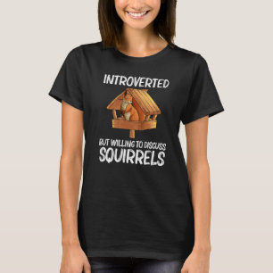 Cool Squirrel For Men Women Chipmunk Zookeeper Ani T-Shirt