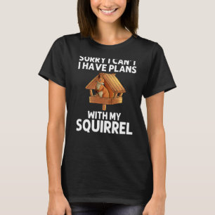 Cool Squirrel For Men Women Chipmunk Zookeeper Ani T-Shirt