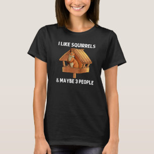 Cool Squirrel For Men Women Chipmunk Zookeeper Ani T-Shirt