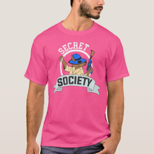 Cool Squirrel Holding Gun Secret Society s T-Shirt