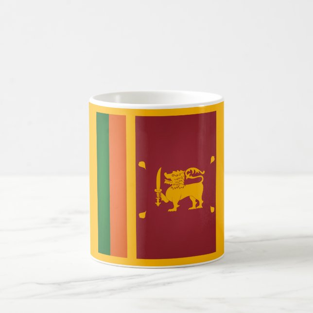 Cool Sri Lanka Flag Coffee Mug (Center)