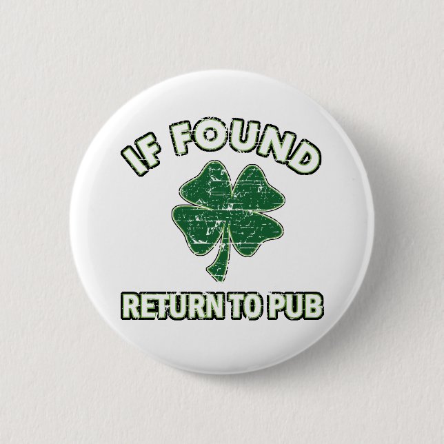 Cool St' Patrick's day designs 6 Cm Round Badge (Front)