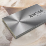 Cool Stainless Steel Driver Business Card<br><div class="desc">Cool Stainless Steel Driver Business Card.</div>