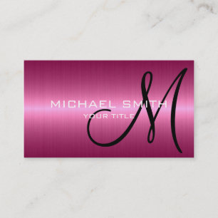 Cool Stainless Steel Metal 2 Business Card