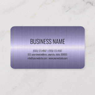 Cool Stainless Steel Metal Look #2 Business Card