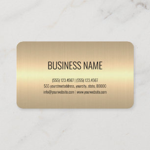 Cool Stainless Steel Metal Look #4 Business Card