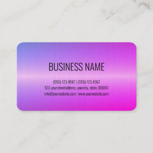 Cool Stainless Steel Metal Look #5 Business Card