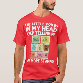 Cool Stamp For Men Women Stamp Collecting Postal P T-Shirt