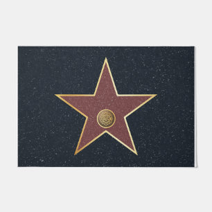 Cool Star Doormat, Gift For Man Doormat