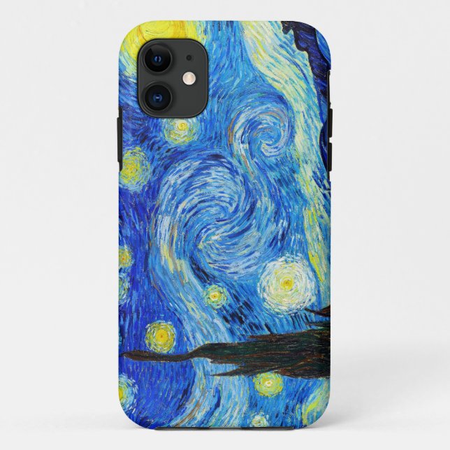 Cool Starry Night Vincent Van Gogh painting Case-Mate iPhone Case (Back)