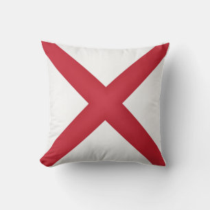 Cool State Of Alabama Flag Cushion