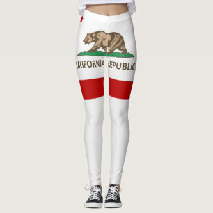 Cool State Of California Flag Fashion Leggings