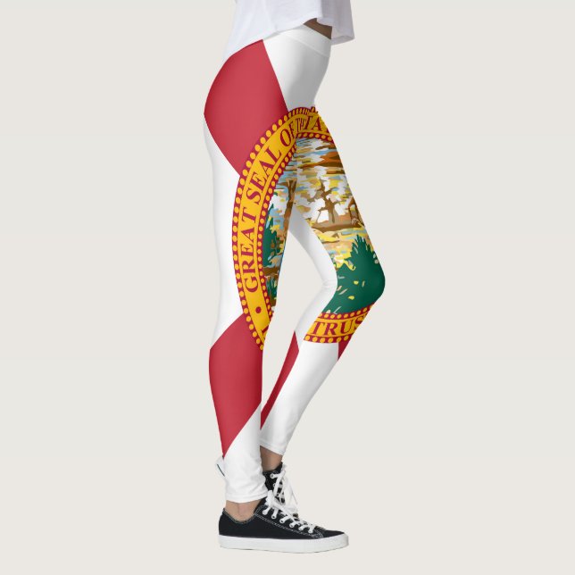 Cool State Of Florida Flag Fashion Leggings (Right)