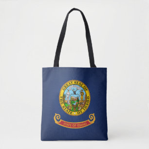 Cool State Of Idaho Flag Fashion Tote Bag