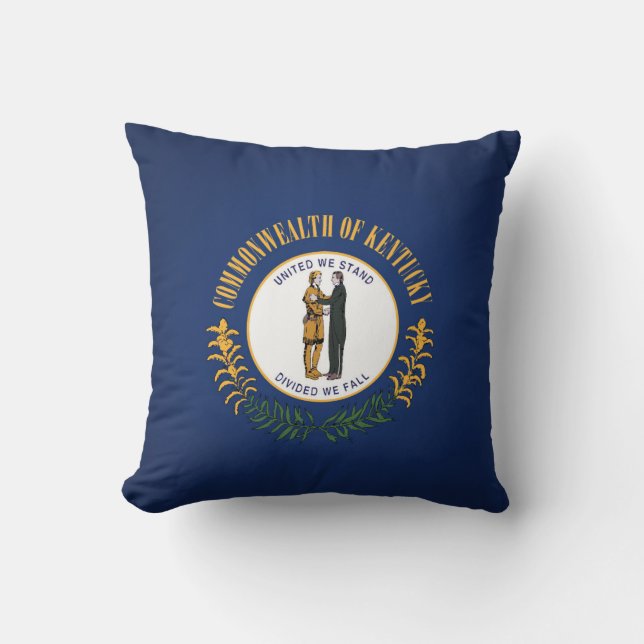 Cool State Of Kentucky Flag Cushion (Front)