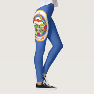 Cool State Of Minnesota Flag Fashion Leggings