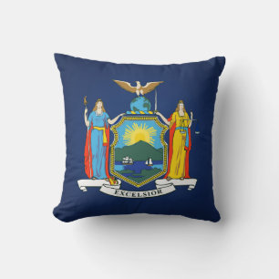 Cool State Of New York Flag Cushion