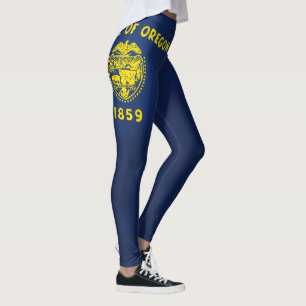 Cool State Of Oregon Flag Fashion Leggings