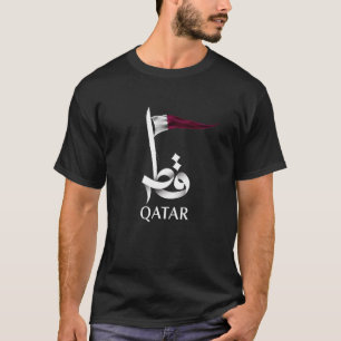 Cool State of Pride Qatar Flag Graphic Tees & Cool