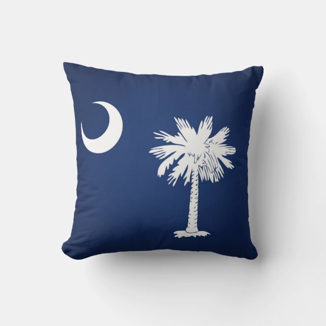 Cool State Of South Carolina Flag Cushion (Front)