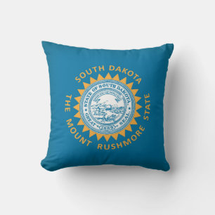 Cool State Of South Dakota Flag Cushion