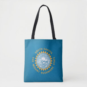 Cool State Of South Dakota Flag Fashion Tote Bag