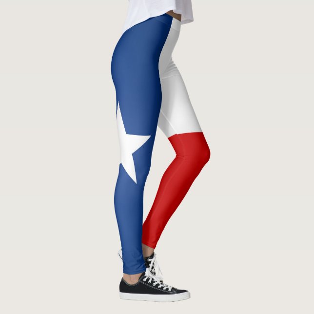 Cool State Of Texas Flag Fashion Leggings (Right)