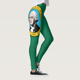 Cool State Of Washington Flag Fashion Leggings