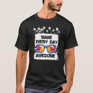 Cool Statement Awesome Relax Sun Glasses Chill Rai T-Shirt