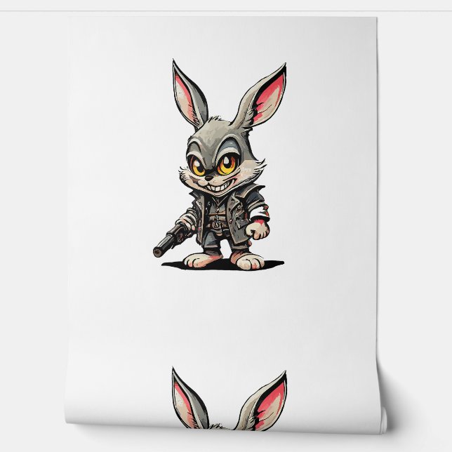 Cool Steampunk Rabbit, Gothic Rabbit  Wallpaper (Unrolling)