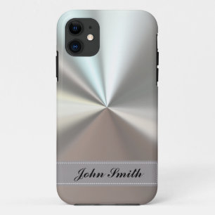 Cool steel look iPhone 11 case