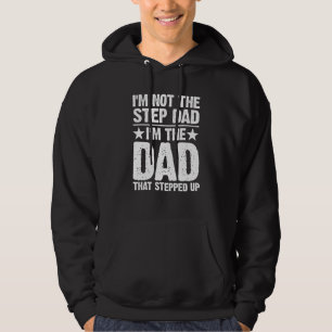Cool Step Up Dad For Men Father World's Best Stepd Hoodie