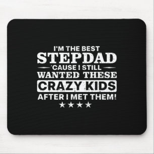 Cool Stepdad For Men Father Step Dad Parenthood St Mouse Mat