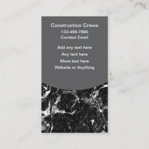 Cool Stone Look Vertical Business Cards