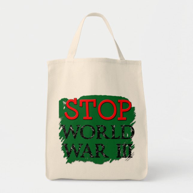 Cool Stop War Bag! Tote Bag (Front)