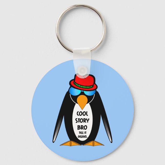 Cool Story Bro Key Ring (Front)