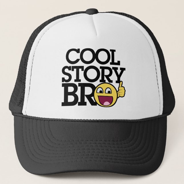 Cool story Bro Trucker Hat (Front)