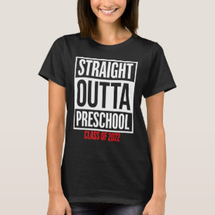 Cool Straight Outta Preschool Class Of 2022 Cool G T-Shirt